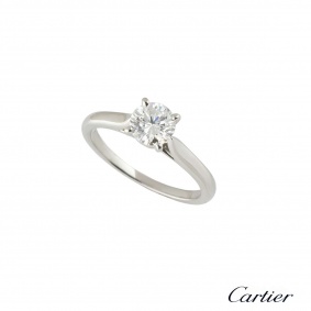 Cartier Solitaire 1895 Diamond Ring 0.60ct F/VVS1
